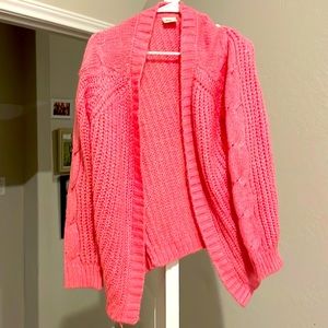 Hott pink cardigan